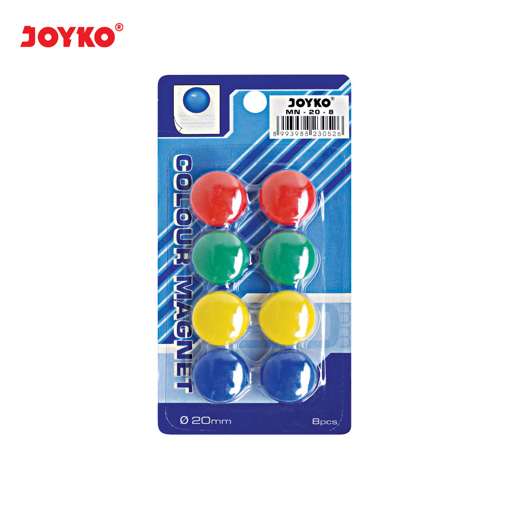 

Joyko Magnet 2cm Whiteboard / Magnet Papan Tulis Kecil Kulkas Bulat RAJA BIG BOX