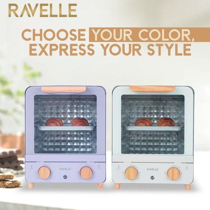 Promo Ravelle Cubic Oven Listrik Low Watt 18L- Oven Electric Aesthetic