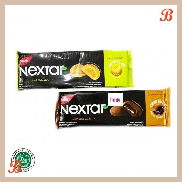 

| NS | NABATI NEXTAR NASTAR / STRAWBERRY / CHOCO BROWNIES 42 GRAM SATUAN