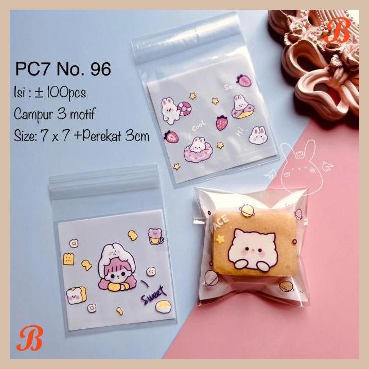 

| NS | PLASTIK SERBAGUNA COOKIES, KUE NASTAR, PERMEN, ACCESSORIES 7*7+3 PC7