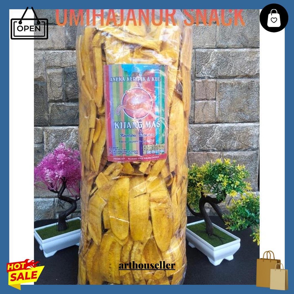 

Keripik Pisang Asin/Snack Kiloan 1Kg Bisa Cod