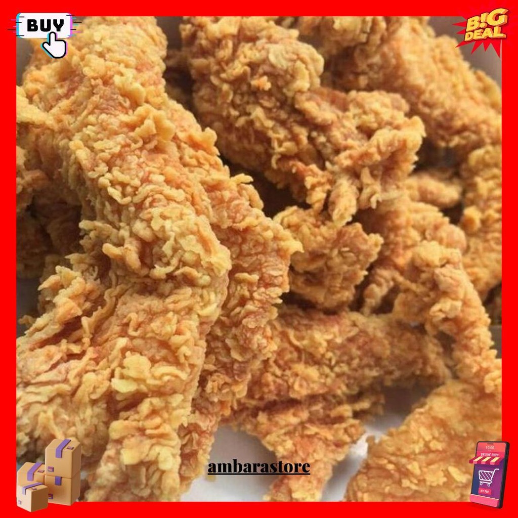 

Kripik Kulit Ayam Crispy 500Gram Siap Kirim