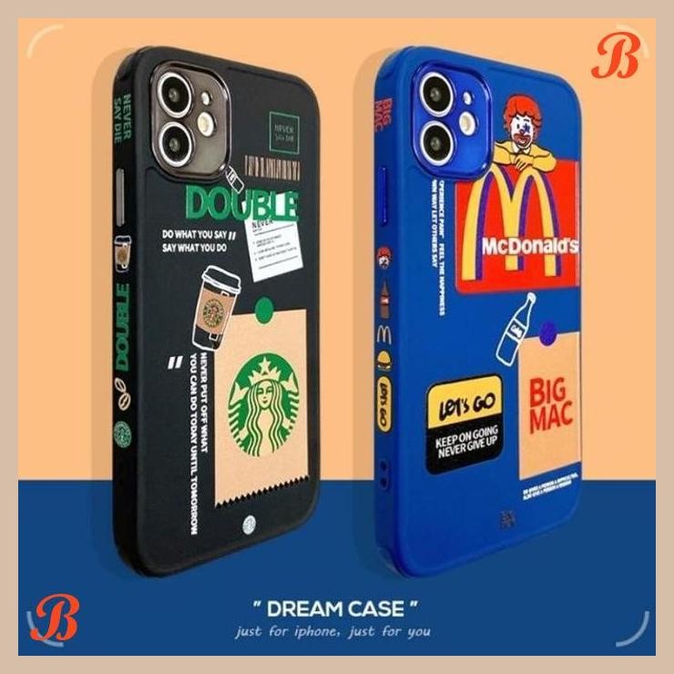| CS | CASE IPHONE MCD & STARBUCKS IPHONE XR / X/XS / IPHONE 7/8 PLUS CASING