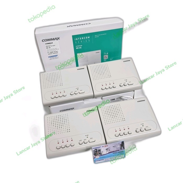 Commax WI-4C/Intercom Commax Wireless WI-4C Putih 1Set 4pcs