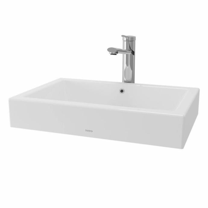 Wastafel Toto Lw 643 J / Lw643J Full Set Kran Dingin Tx123Lrr