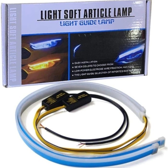 Light Soft Article Lamp/Lampu Led Alis Mobil Drl 60Cm/Lampu Alis Mobil