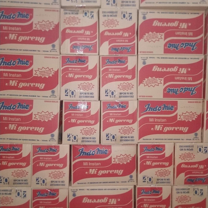 

PROMO MIE / PASTA / Indomie Goreng - Kari - Soto - Ayam Bawang / dus (40 pcs) NON COD