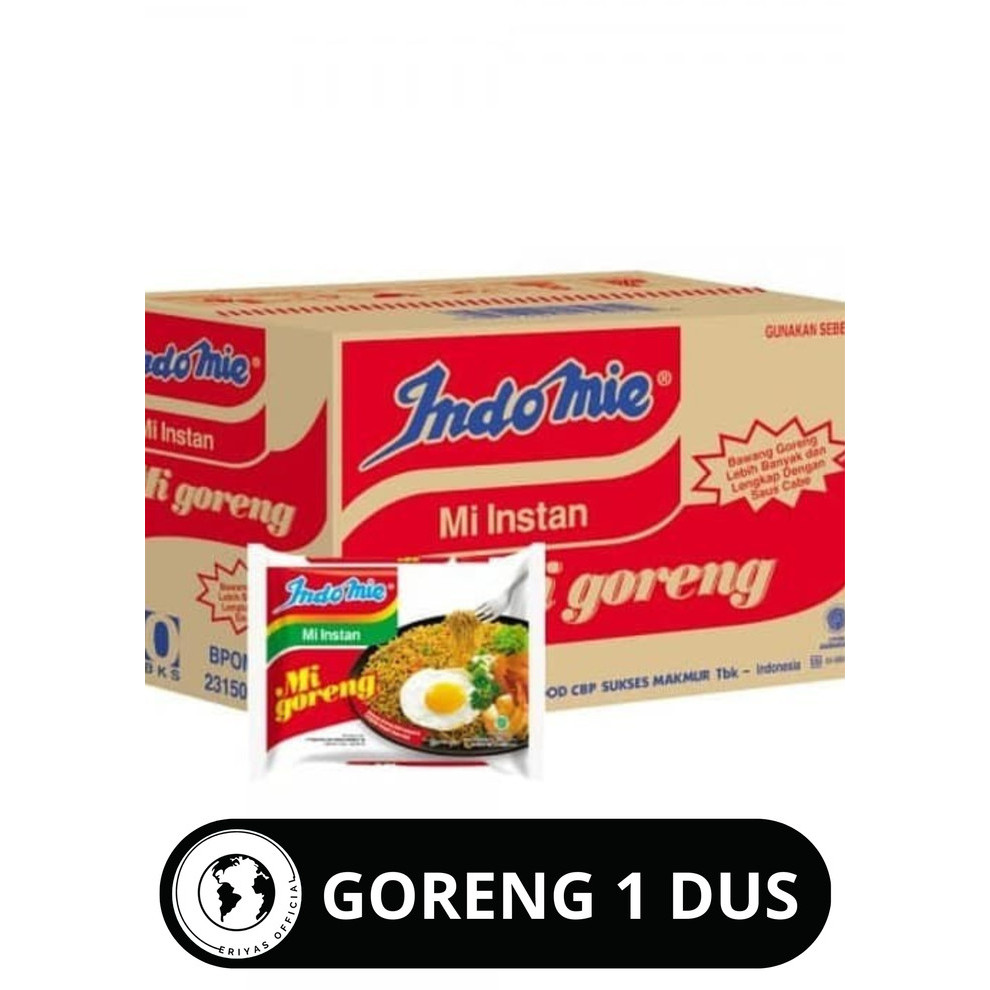 

PROMO MIE / PASTA / Mie Mi Instant Goreng Indomie 1 Dus / Karton NON COD