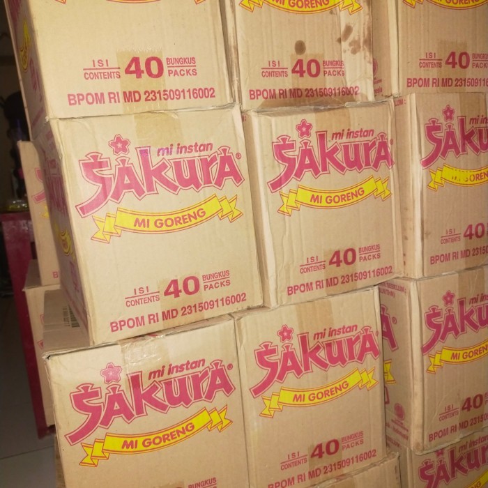 

PROMO MIE / PASTA / mie sakura goreng 1 dus isi 40pcs NON COD