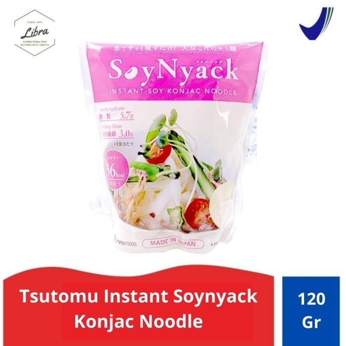 

PROMO MIE / PASTA / Tsutomu Instant Soynyack Konjac Noodle/ Mie Kedelai shirataki 120 gr NON COD