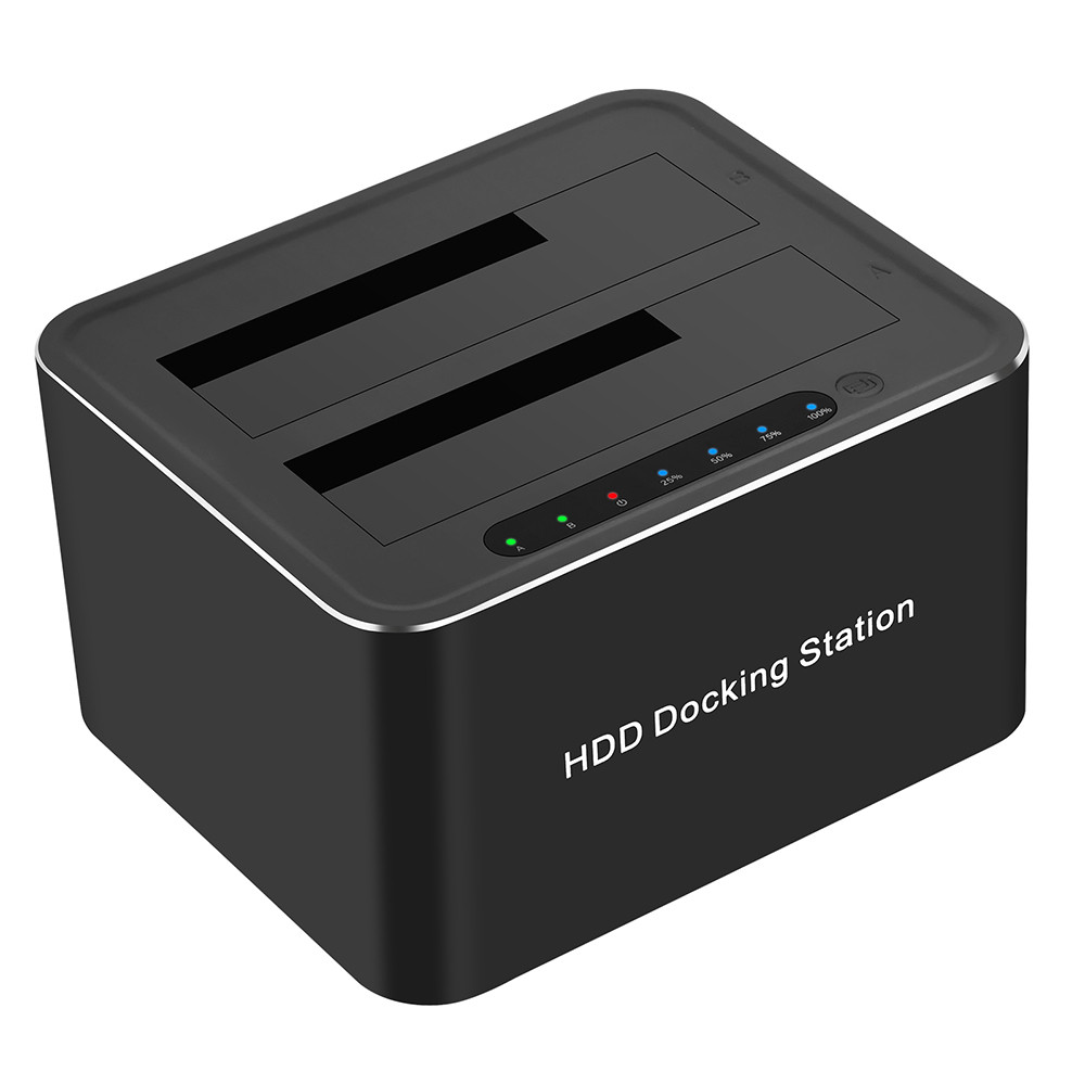DAMO USB 3.0 To SATA Dual Slot External HDD Docking Station SATA Dual HDD Dock Mobile HDD Enclosure 