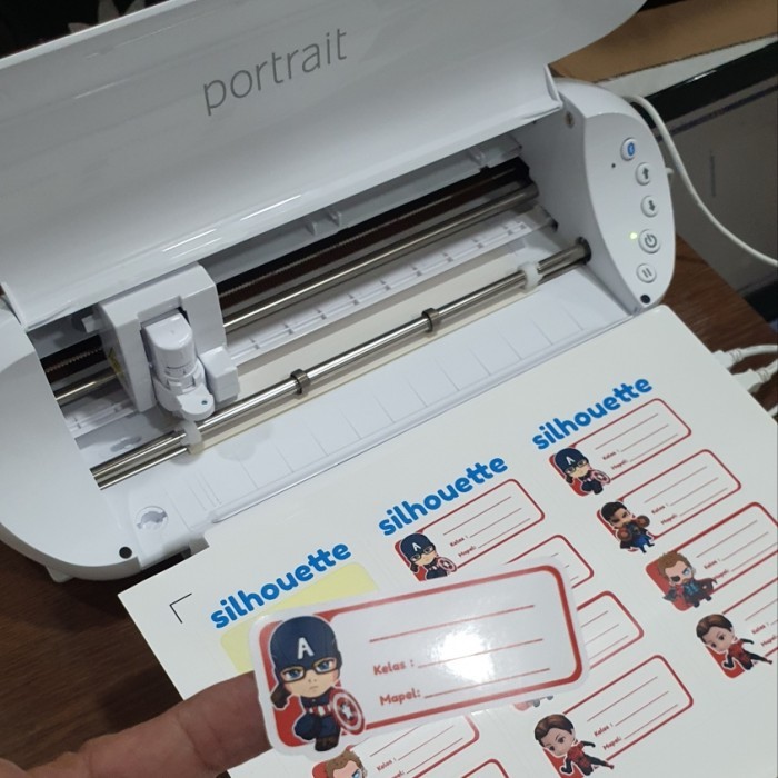 PAKET USAHA CUTTING STIKER A4 CUTTING LABEL STICKER CUTTING VINYL PAKET PRINTER A4 + MESIN CUTTING