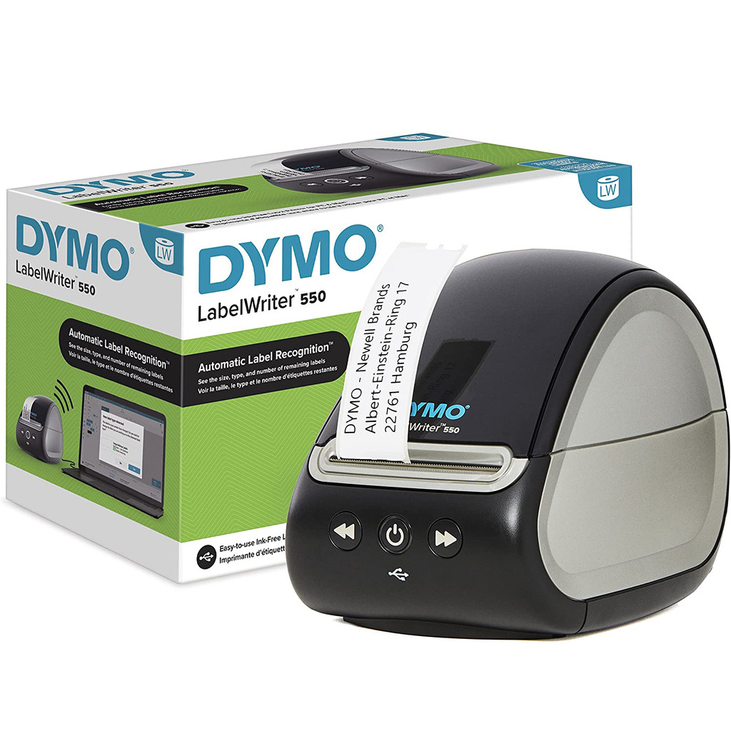 AERO DYMO Label Printer LabelWriter LW450 Turbo/LW550 Thermal Label Machine for Labeling, Mailing, B