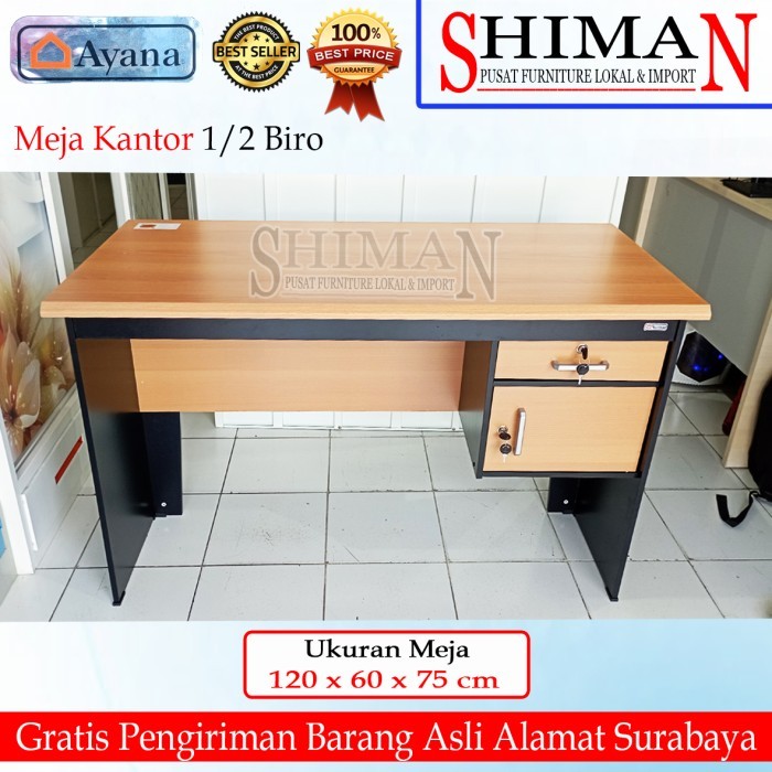 Meja Kantor Meja Kerja Agora Od 120 Setengah Biro