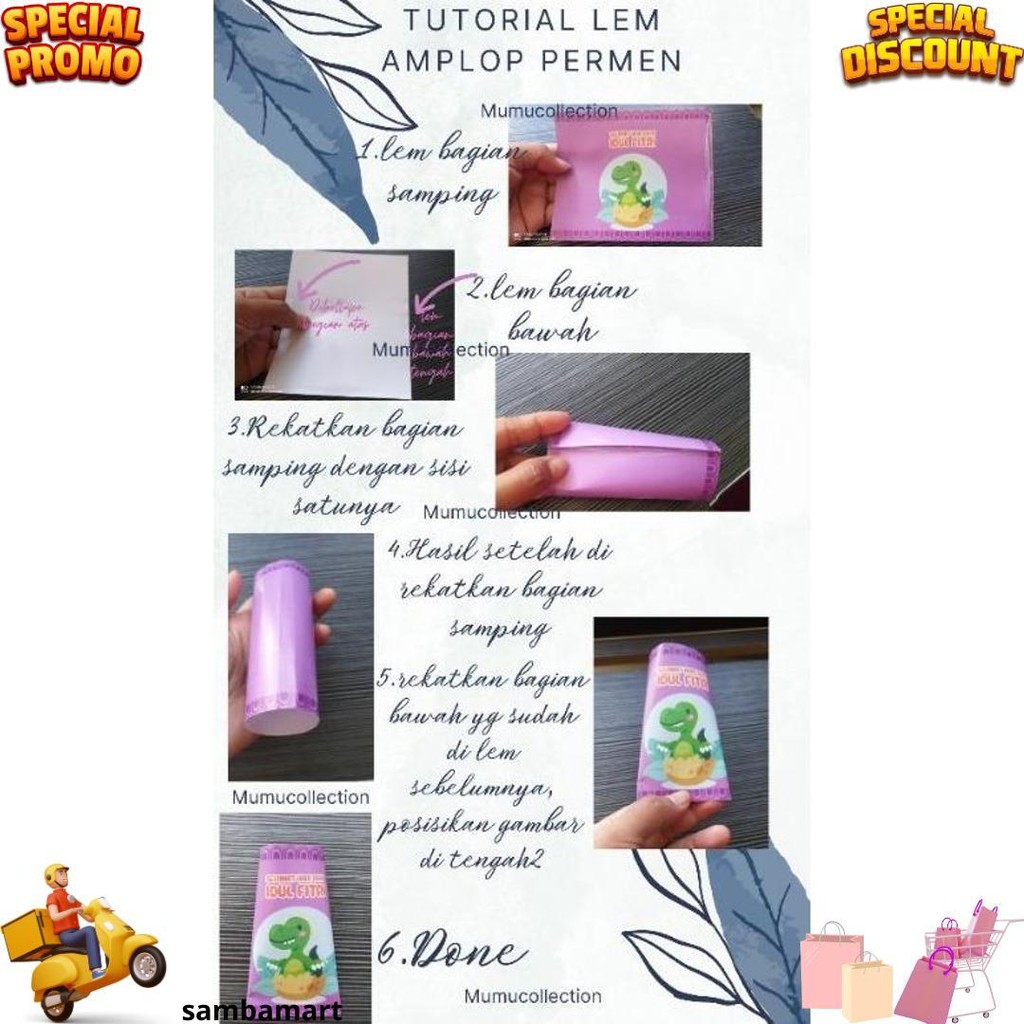 

Amplop Lebaran Permen Lembaran Blm Jadi Isi 100. Part 2. D Cod