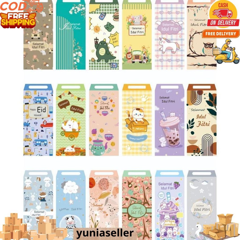 

Amplop Lebaran Hari Raya Idul Fitri 2024 Jumbo Panjang Kotak Mika Isi 50 Premium Murah Ready Stock D Best Seller