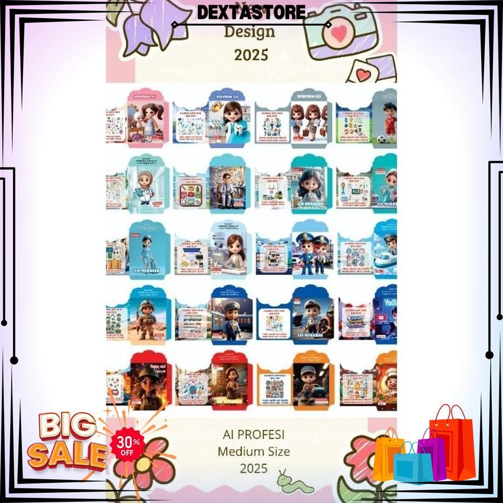 

Amplop Lebaran 2025 Paket Usaha Termurah 500 Pcs [Siap Pakai / Tidak Perlu Lem] D Termurah