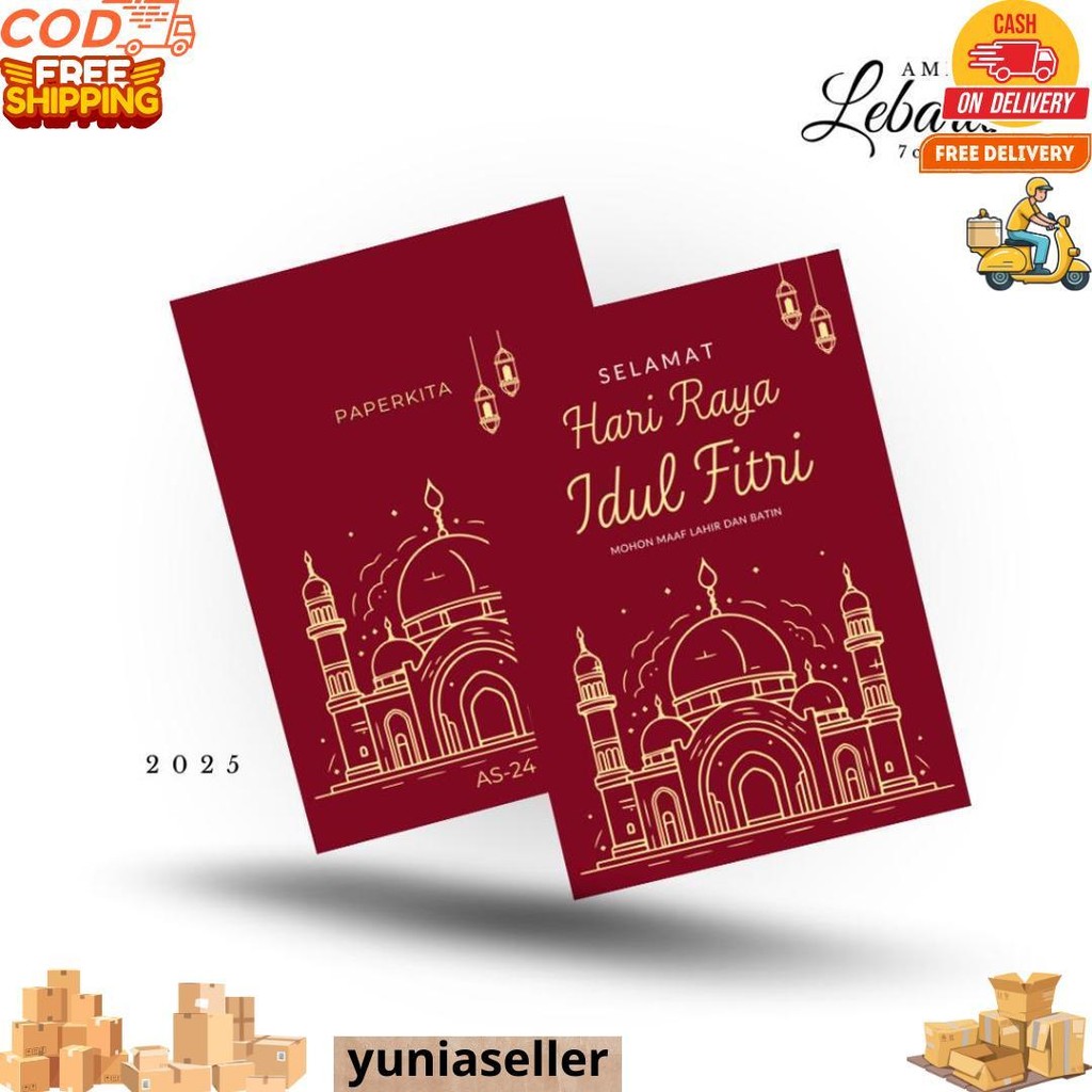 

Amplop Lebaran Idul Fitri Premium Ukuran Medium Desain Karakter Lucu Ramadhan 2025 Isi 50 Angpao D Terlaris