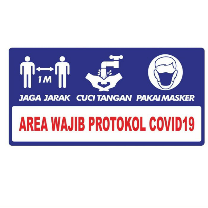 

Sale Sticker Protokol Covid Besar
