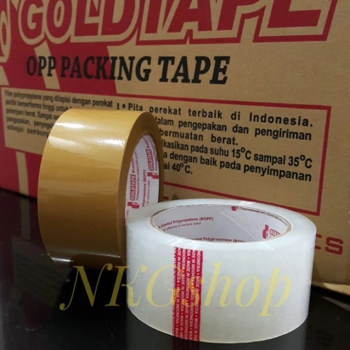 

LAKBAN GOLDTAPE/OPP GOLDTAPE DUS MERAH 2" 48MM X 90YARD (1DUS = 72PCS)