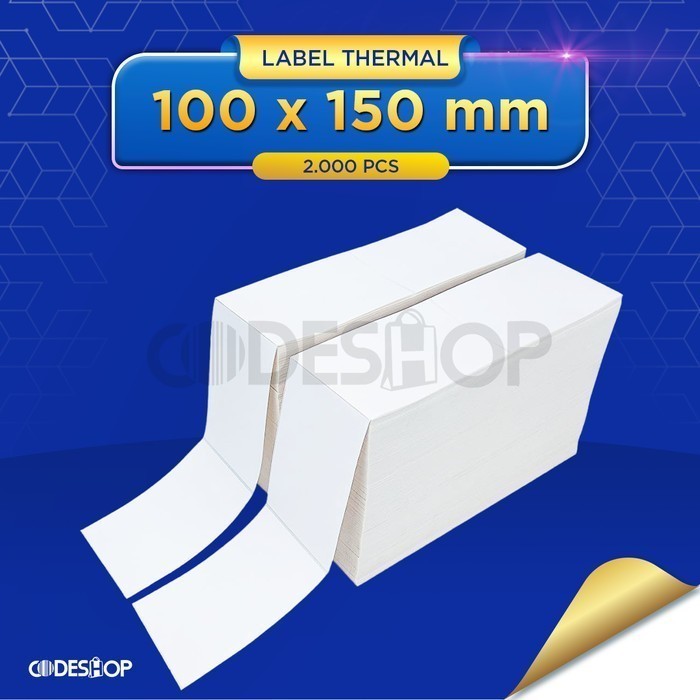 

STIKER LABEL THERMAL 100X150MM 1 LINE 2000 PCS GAP PERFORASI