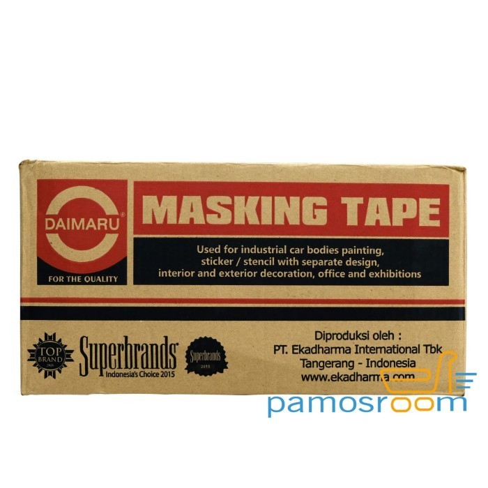 

LAKBAN KERTAS MASKING TAPE DAIMARU 2IN - 48 X 21M (1DUS ISI 48ROLL)
