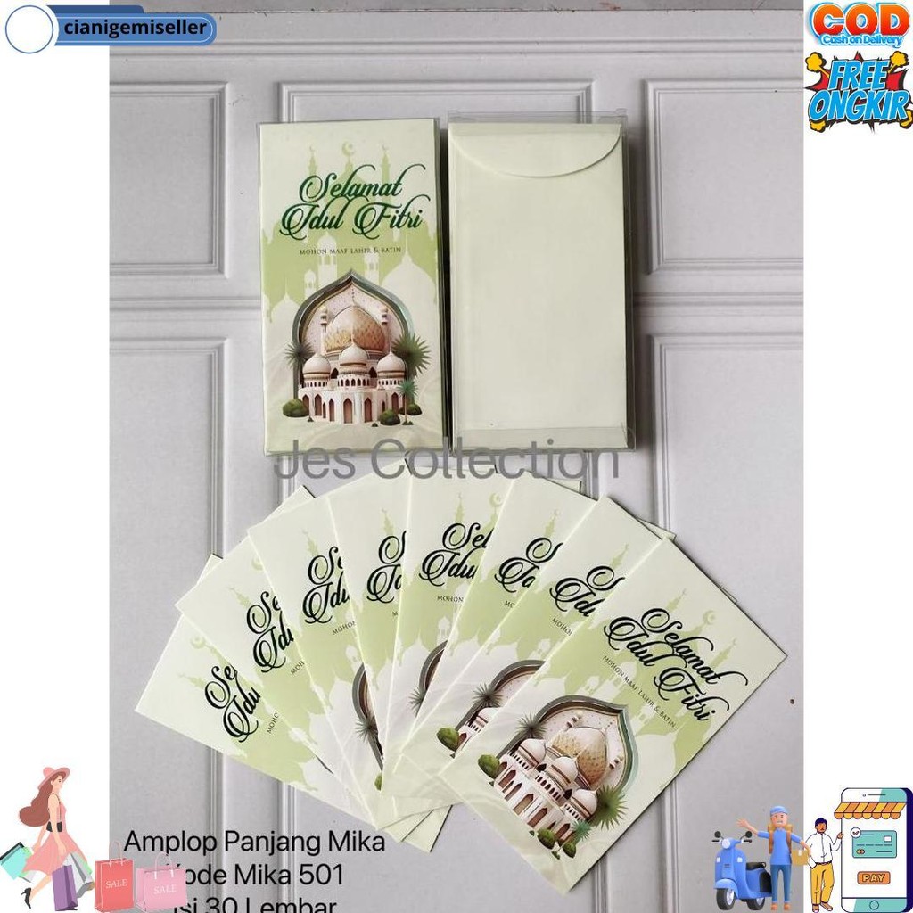 

Amplop /Ampau Lebaran Panjang Isi 30 Dan 25 Hari Raya Idul Fitri Ukuran 8X16Cm D Promo Puncak