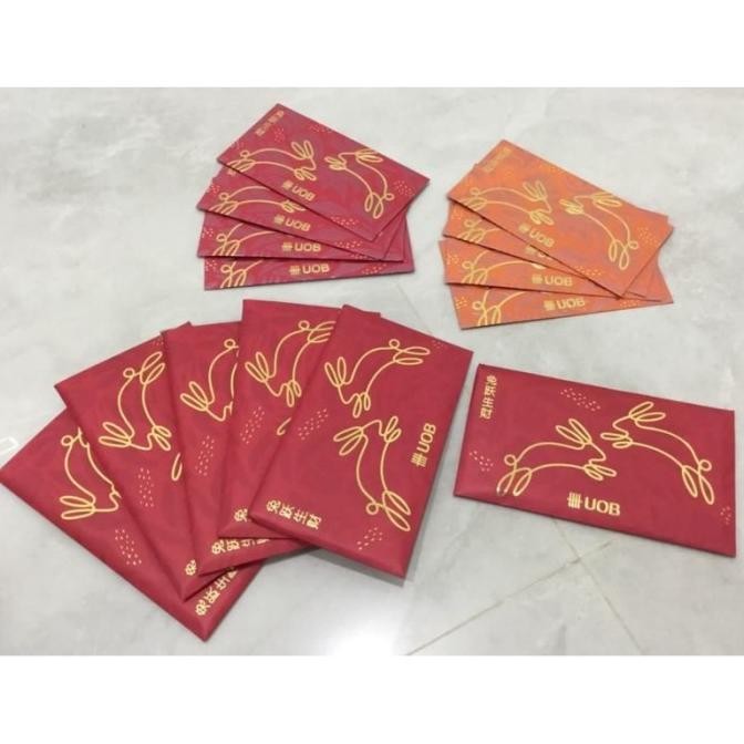 

Uob Bank Angpao Imlek Angbao Hongbao Amplop Merah Sincia Singapore Original