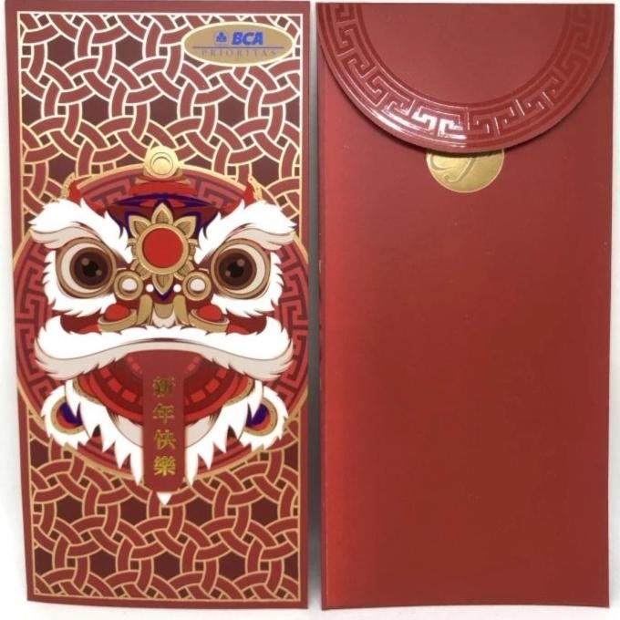 

Bank Bca Angpao Amplop Merah Angpau Hongbao Imlek Sincia Hungpao Original