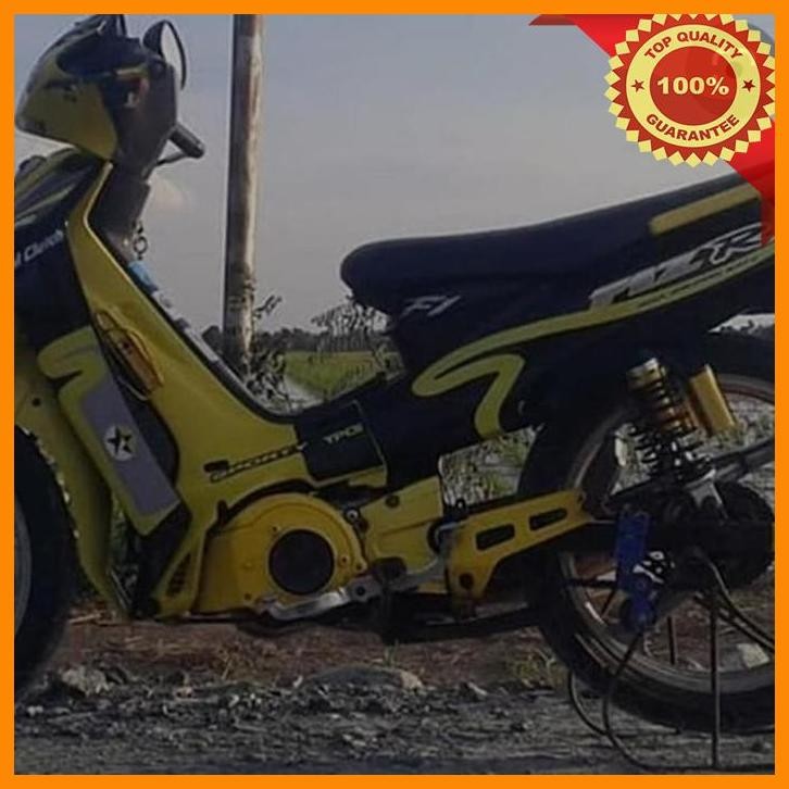 [AMC] STRIPING FIZR CALTEX (CUSTOM) HITAM KUNING