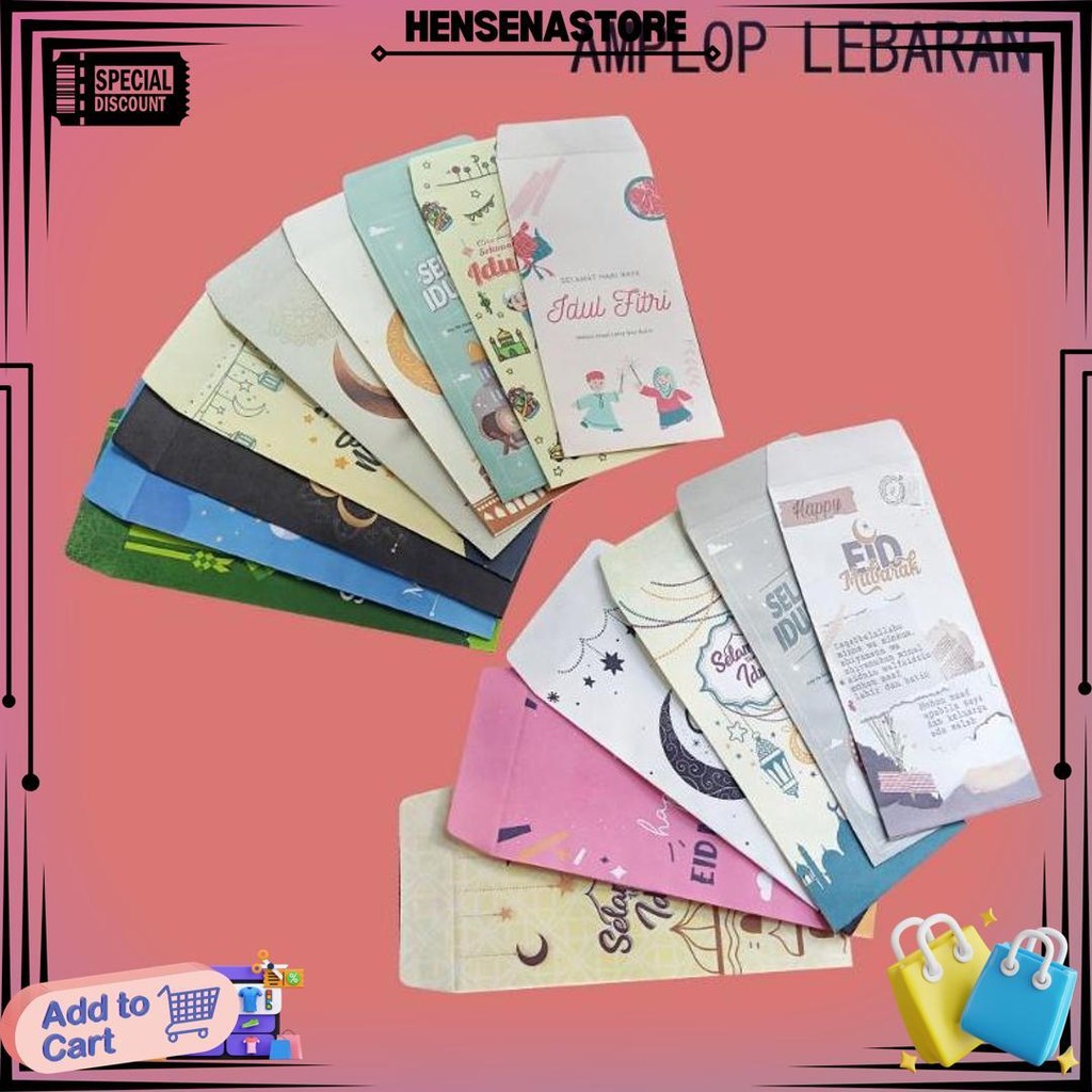 

(Isi 10Pcs) Amplop Lebaran 2025/ Amplop Angpao Lebaran Terbaru 2025 Murah Unik D Termurah