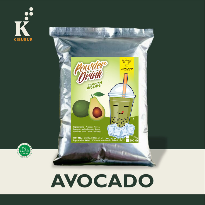 

rasa buah Avocado Alpukat Bubuk numan Javaland 1kg