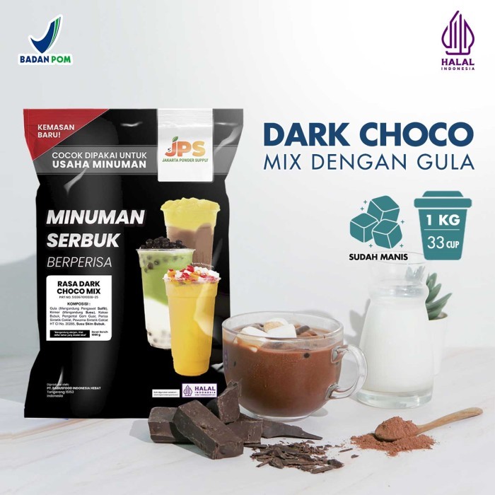 

Bubuk numan Dark oco x Powder Instan JPS Gula