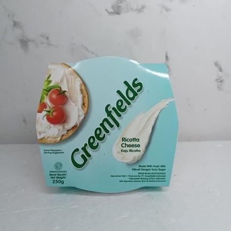

SIAP KIRIM GREENFIELDS RICCOTA CHEESE 250GR | KEJU | WHIP CREAM | BAKING