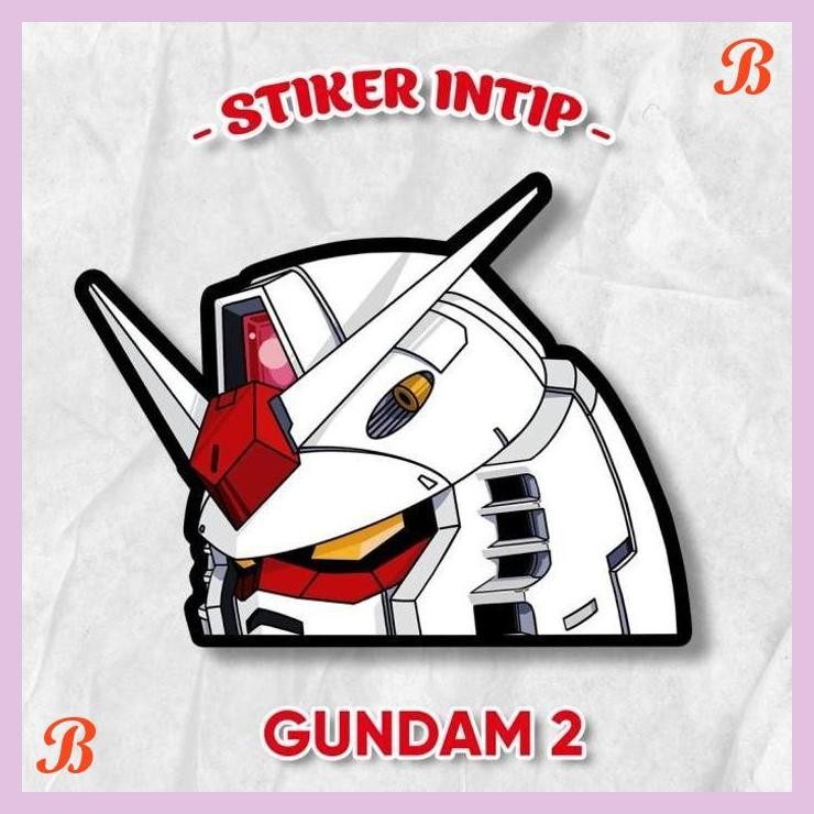 

| UM | STIKER INTIP GUNDAM RX-78 ANIME STICKER WATERPROOF