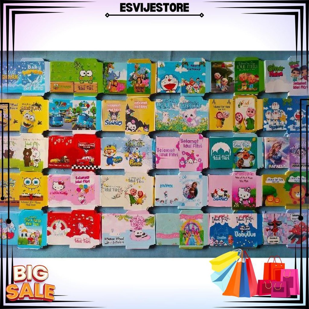 

Amplop Mini Kartun/Karakter 100 Lembar [Bisa Pilih Motif] D Best Seller