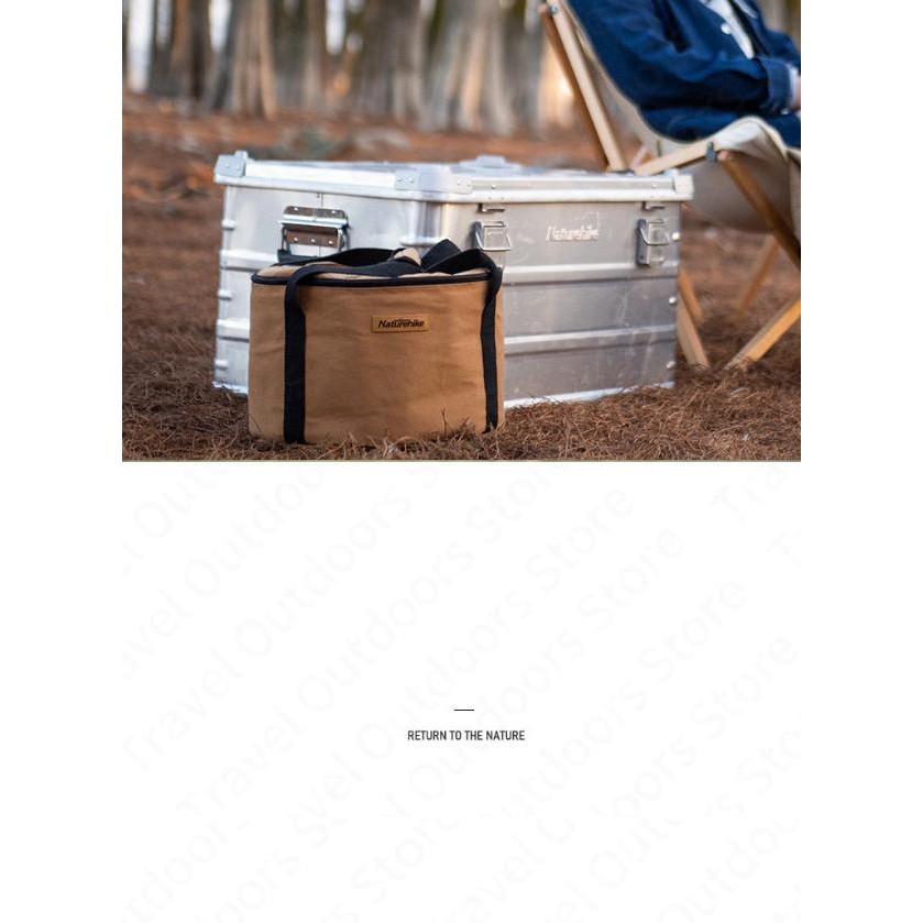Murah Storage Bag Canvas Bulat Naturehike Nh20Pj129 Tas Peralatan Camping