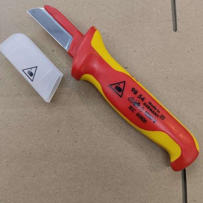 

SIAP KIRIM PISAU KUPAS KABEL LISTRIK VDE CUTTER 98 54 KNIPEX CABLE KNIFE