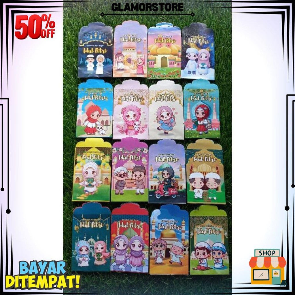 

Amplop Lebaran Motif Muslim Ukuran Medium Per Pak Isi 10Lembar D Promo 3.3