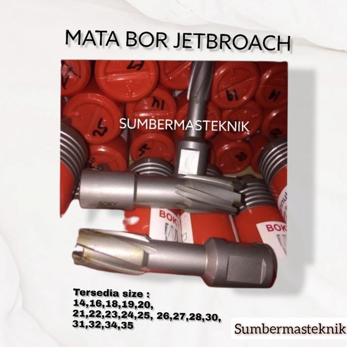 

SIAP KIRIM MATA BOR BESI JET BROACH 14MM JET BROAD / ANNULAR CUTTER 14MM BOKY