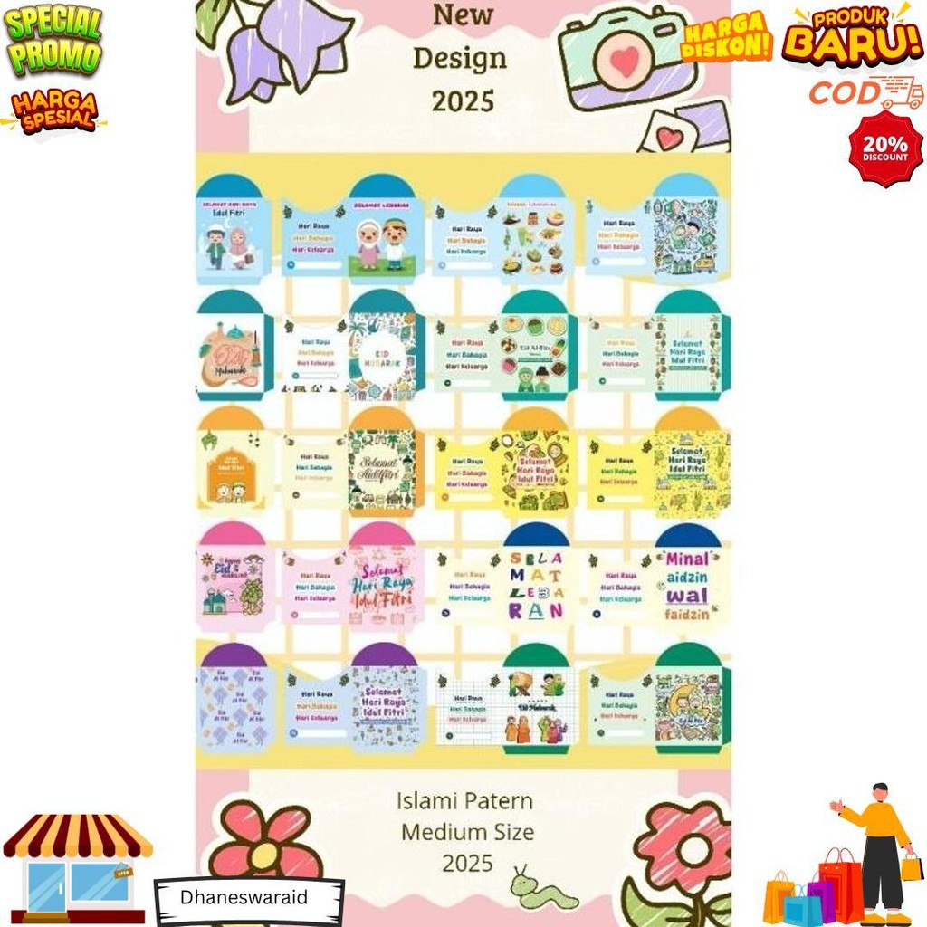 

Amplop Lebaran 2025 Paket Usaha Termurah 500 Pcs [Siap Pakai / Tidak Perlu Lem] D Gratis Ongkir
