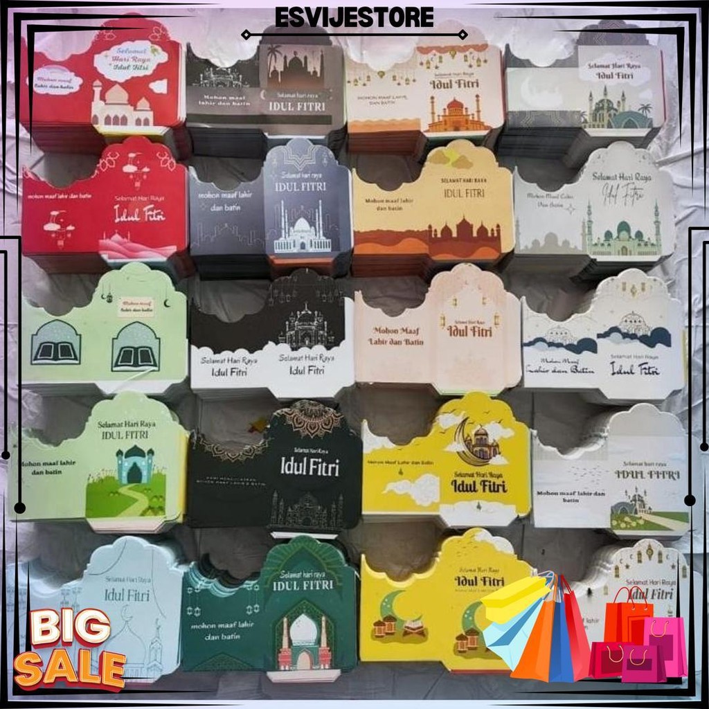 

[Medium] Harga Per 100 Lembar | Amplop Lebaran Viral Ukuran Medium Glosy Motif Yg Lagi Viral D Ramadhan Sale