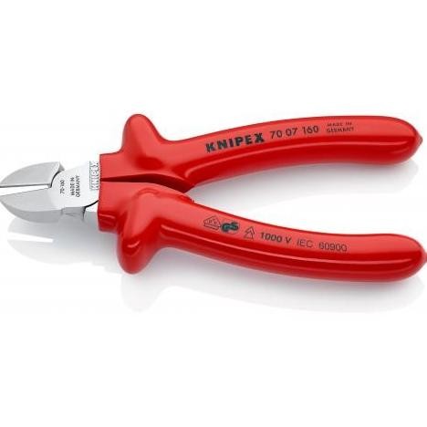 

SIAP KIRIM TANG POTONG 70 07 160 KNIPEX DIAGONAL CUTTER PLIERS
