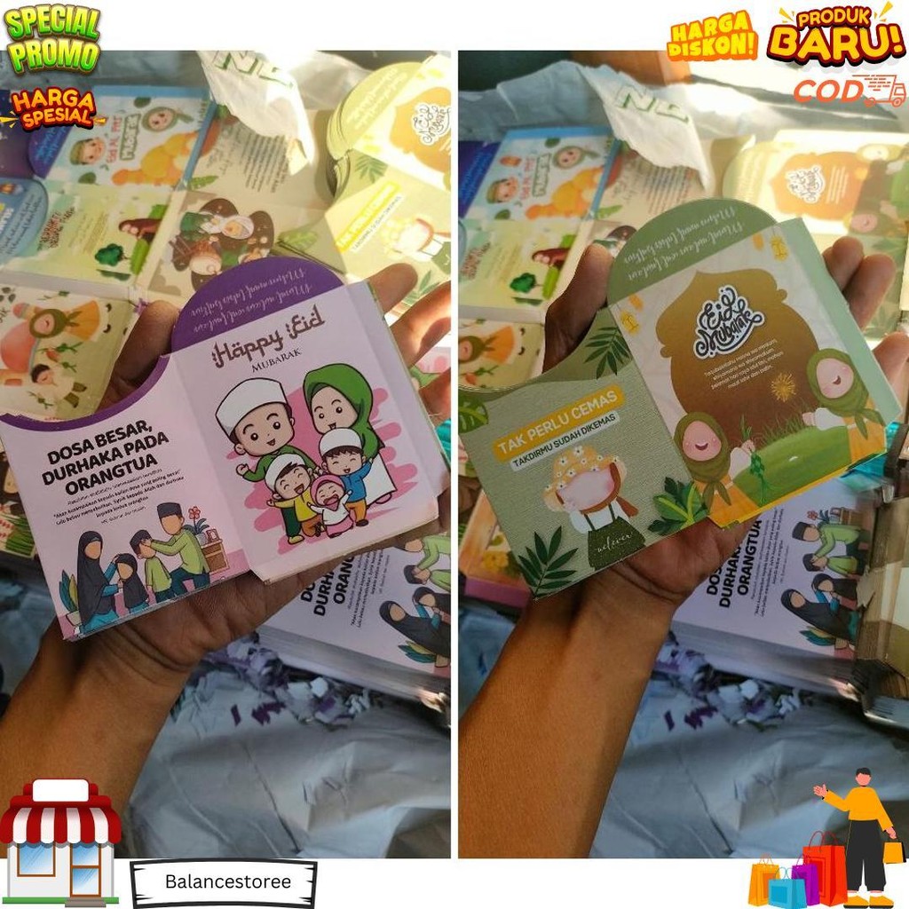 

Amplop Lebaran Medium Muslim. (1000Lembaran) D Termurah