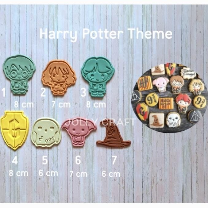 

SIAP KIRIM COOKIE CUTTER HARRY POTTER THEME 1-7 (ISI 7 PCS/SET)