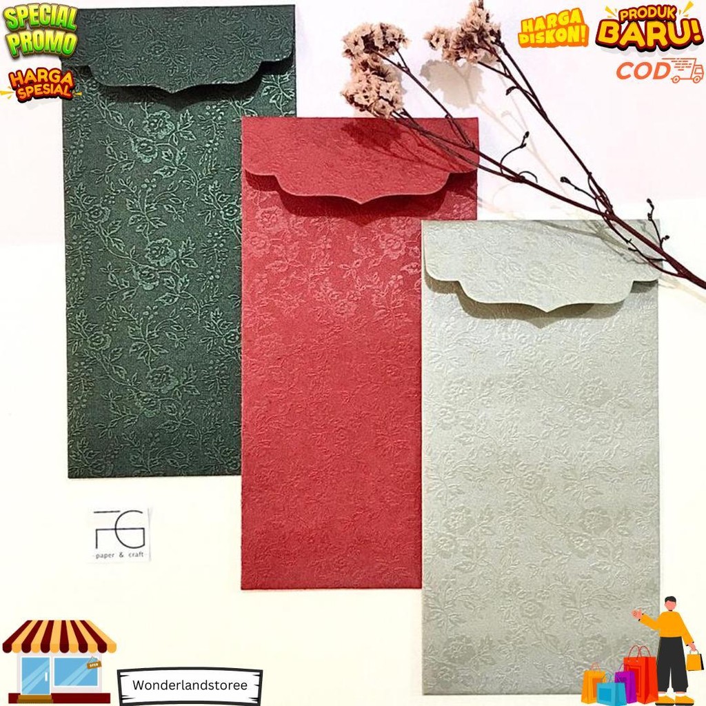 

Amplop Angpau 8X16Cm Eclair Rose 6Pcs By Fgpaper D Promo 3.3