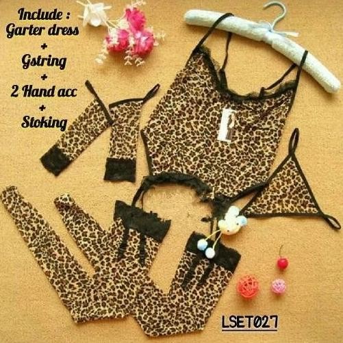 

Lingerie Seksi Set Leopart (Lset027) Original