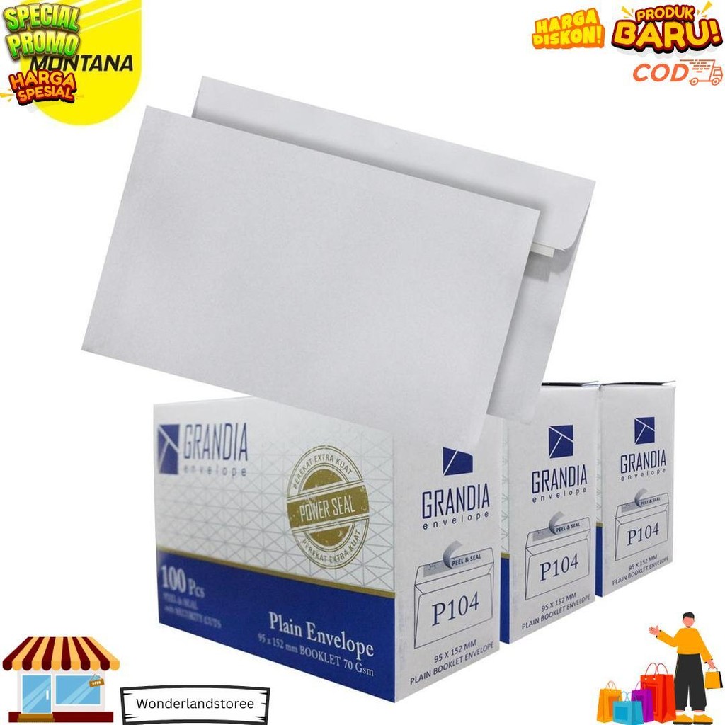 

Montana Amplop Putih 104/Amplop Putih Grandia 104/Amplop Putih 104 D Cod