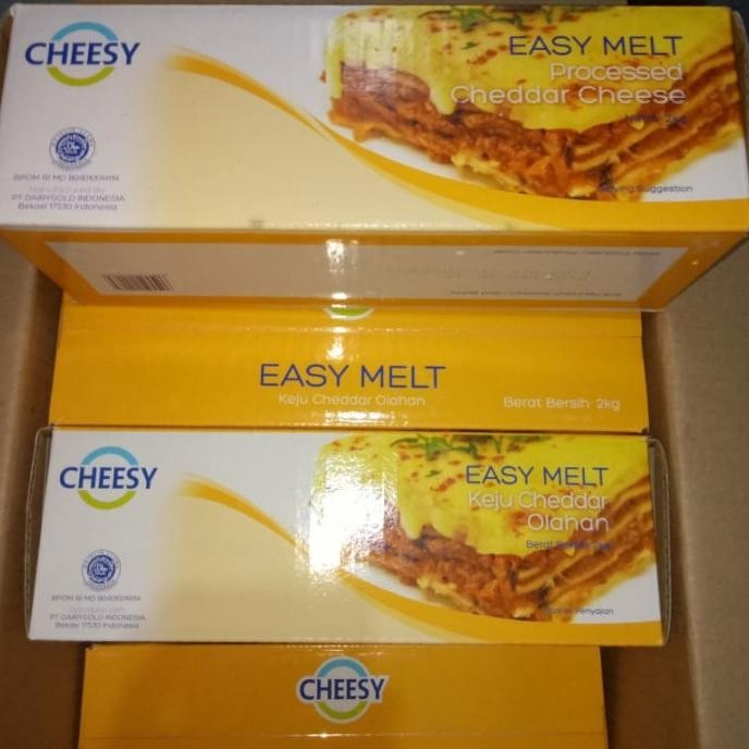 

SIAP KIRIM CHEESY CHEDDAR EASY MELT 2KG / KEJU
