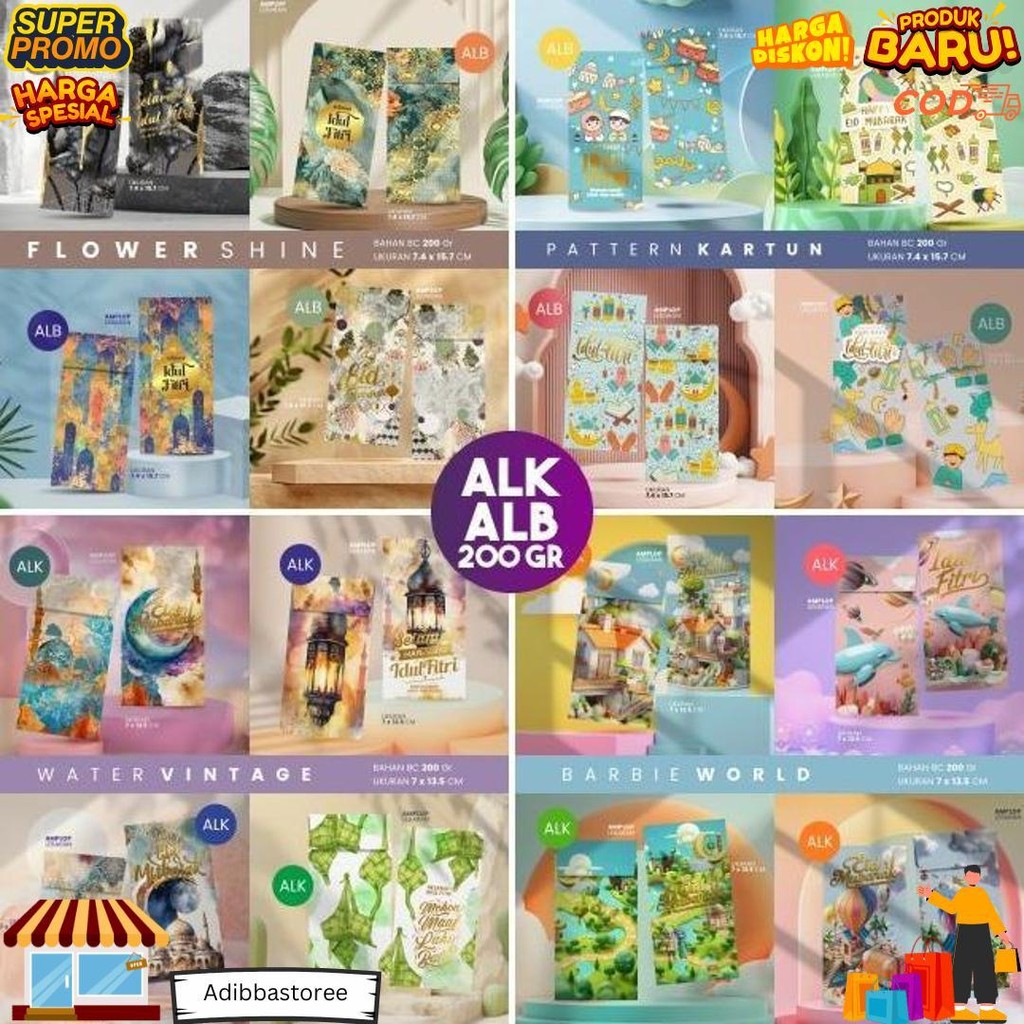 

(Isi 20 Pcs) Amplop Mini Lebaran Edukasi | Amplop Lebaran Murah / 1 Pack Mix 4 Motif D Ramadhan Sale